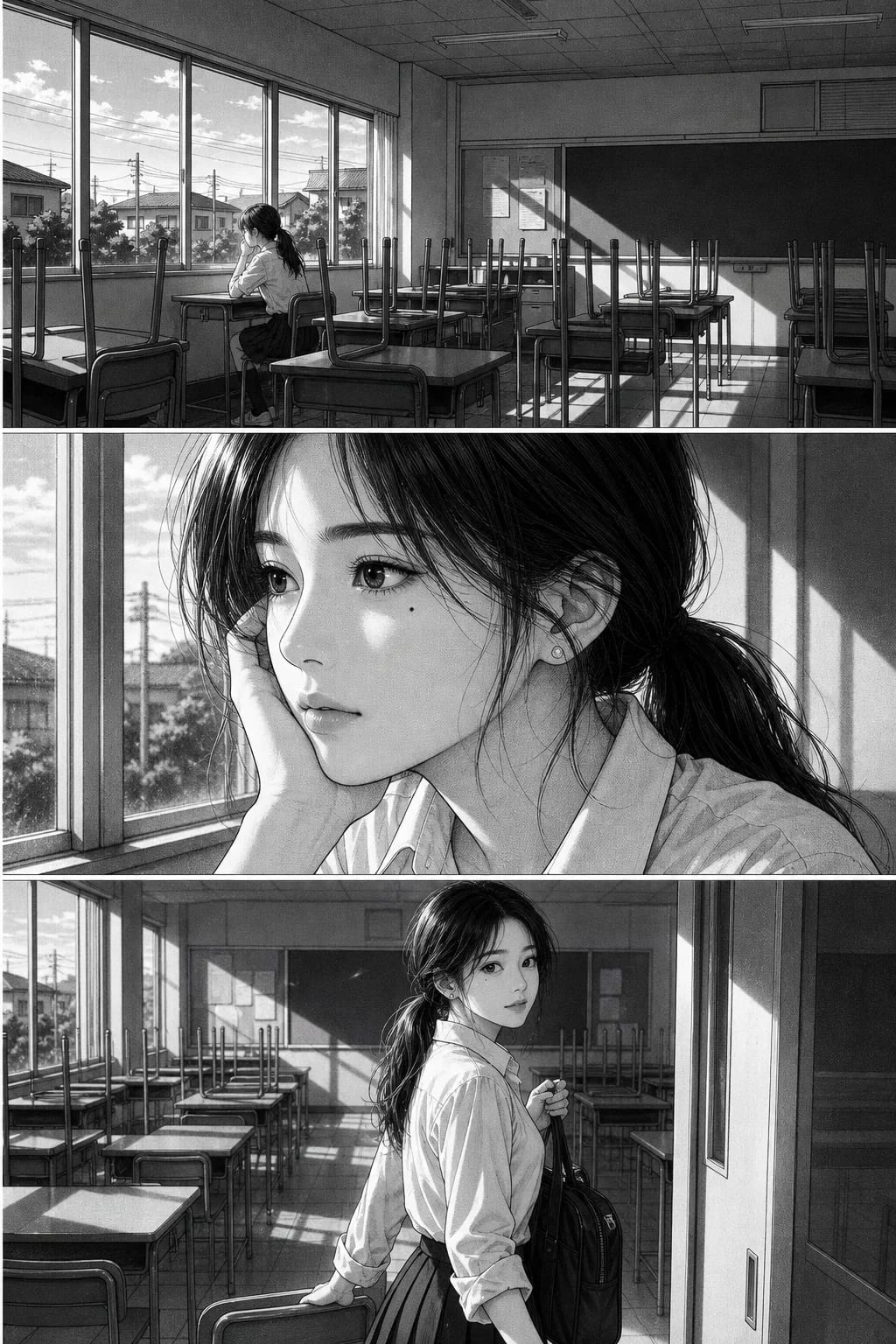 Page twelve of the same chapter: the same faces in a different scene