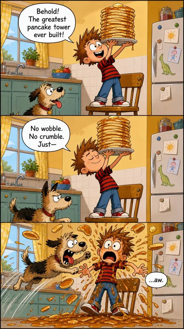 Comedy comic style sample from TaleAtelier
