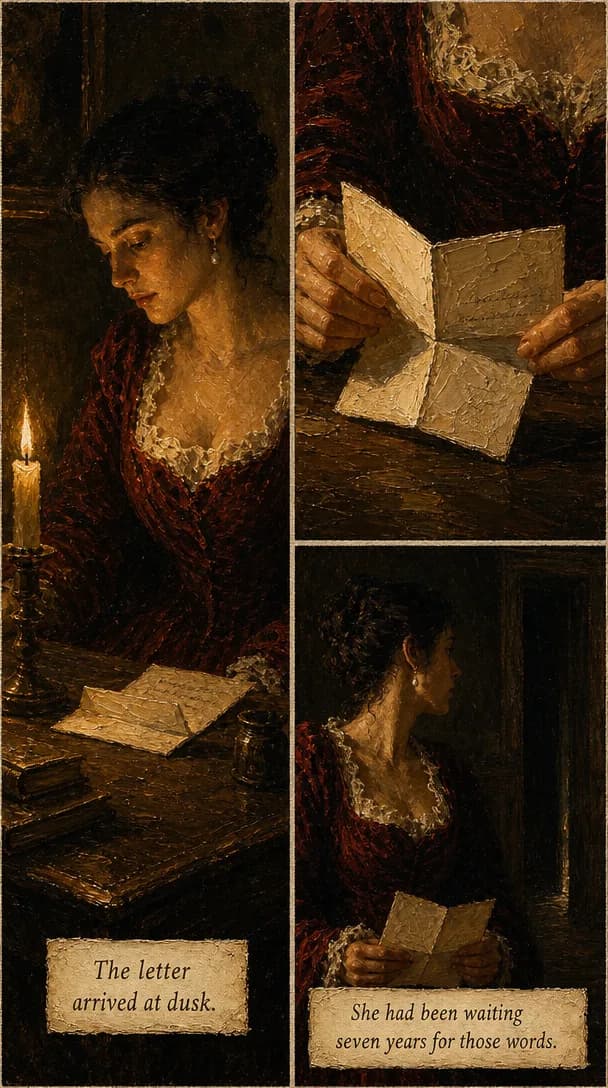 Oil painting sample from TaleAtelier — thick impasto with transparent glazing shadows and Old Master palette