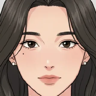 Reference sheet: Mira’s face, enlarged from a the target area without smoothing, so the real pixel count is visible.