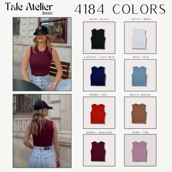 Woman Tank Top 4184 - Image 4