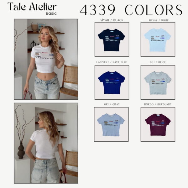 Woman Crop Top 4339 - Image 4