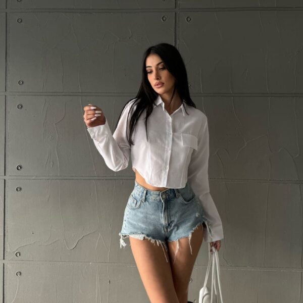 Woman Crop Shirt D-0046