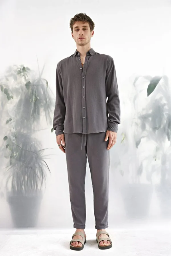 Linen Shirt – Stone
