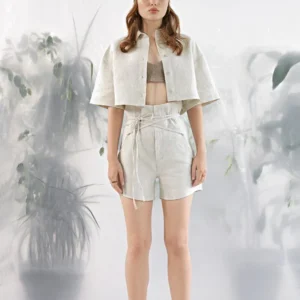 Trace Linen Shorts