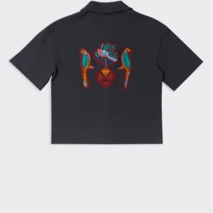 Jade Waffle Shirt – Antrasit