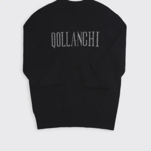 Ripped Knit Sweater – Black