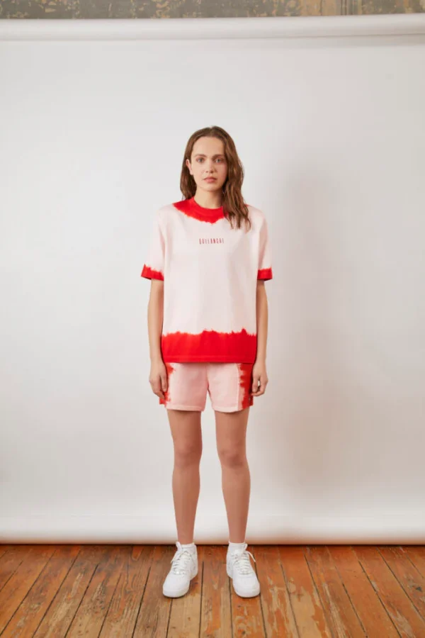 Tie Dye Short – Pink & Red - Image 2