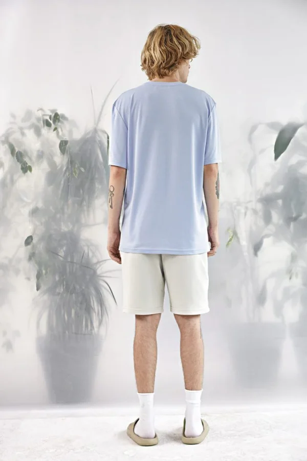 Basic T-Shirt – Blue - Image 2