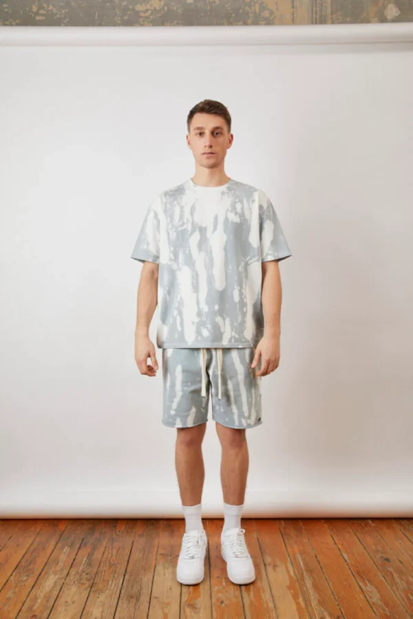 Tie Dye T-Shirt – Chambray Blue - Image 2