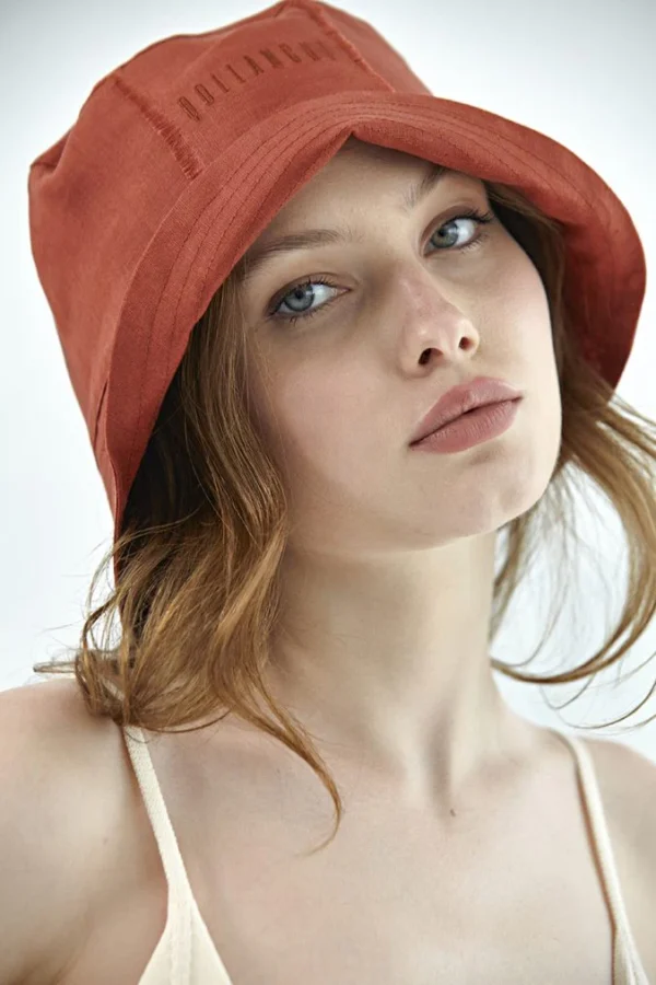 Bucket Hat – Coral - Image 2