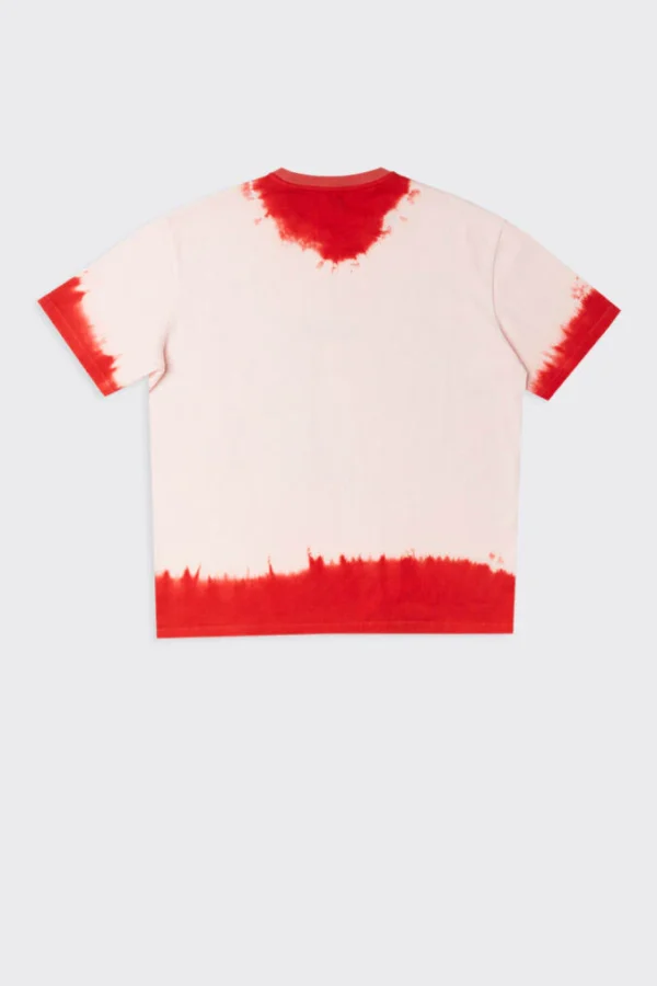 Tie Dye T-Shirt – Red & Pink - Image 2