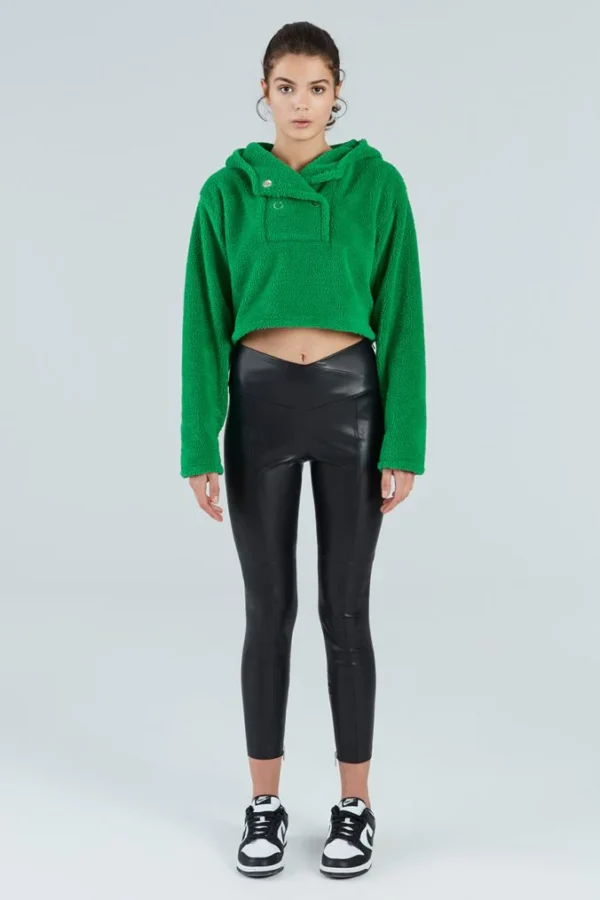 Bee Teddy Sweatshirt – Green