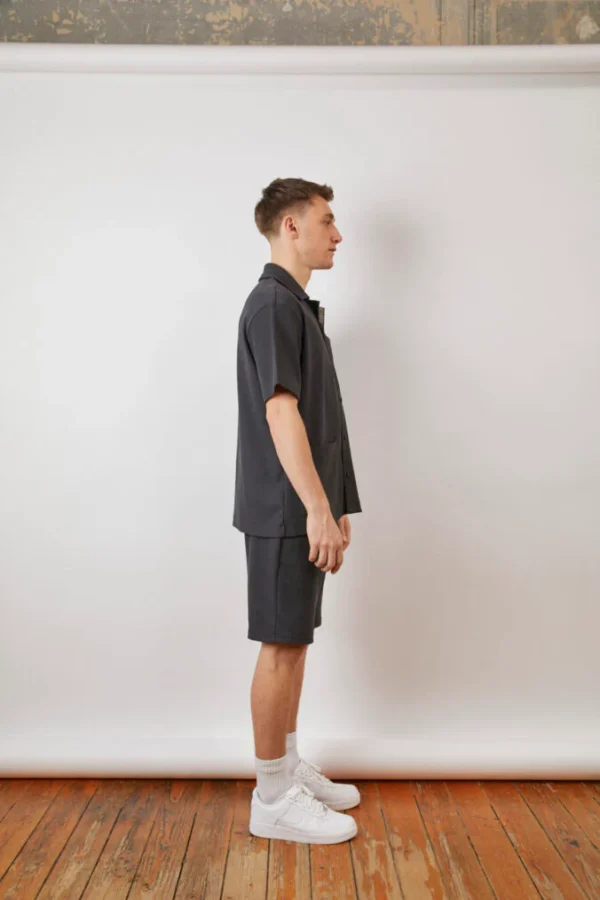 Praise Waffle Shirt – Antrasit - Image 3