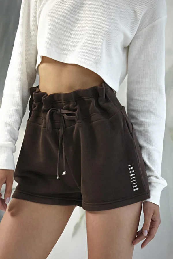 Bliss Shorts – Brown - Image 3
