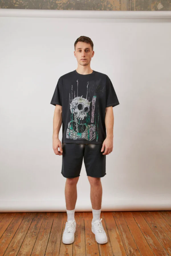 Heaven Washed T-Shirt – Black - Image 3