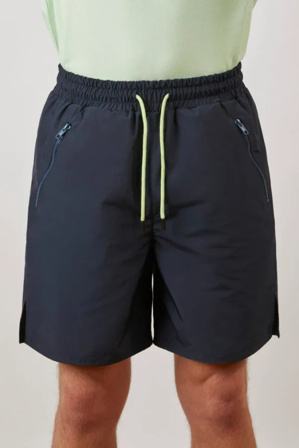 Predatory Zip Short – Navy Blue - Image 3