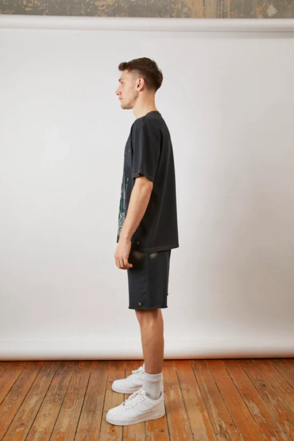 Heaven Washed T-Shirt – Black - Image 4