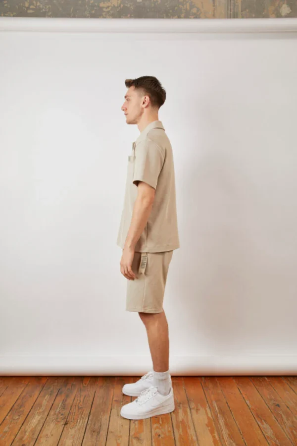 Praise Waffle Shirt – Beige - Image 4