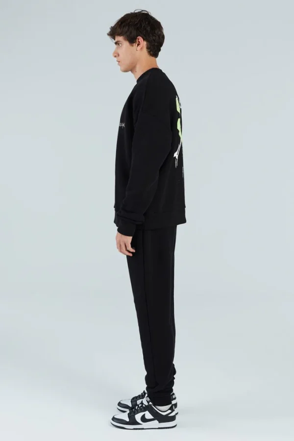 Life 500gsm Sweatshirt – Black - Image 4