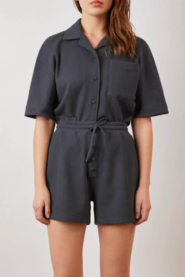 Jade Waffle Short – Antrasit - Image 4