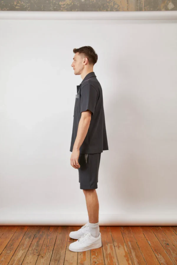Praise Waffle Shirt – Antrasit - Image 4