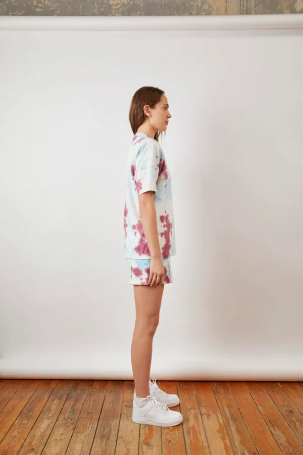 Tie Dye Vatkalı T-Shirt – Colours - Image 5
