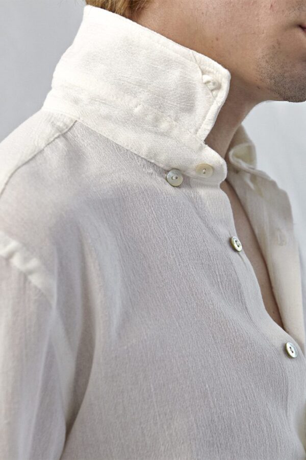 Linen Shirt – White - Image 4
