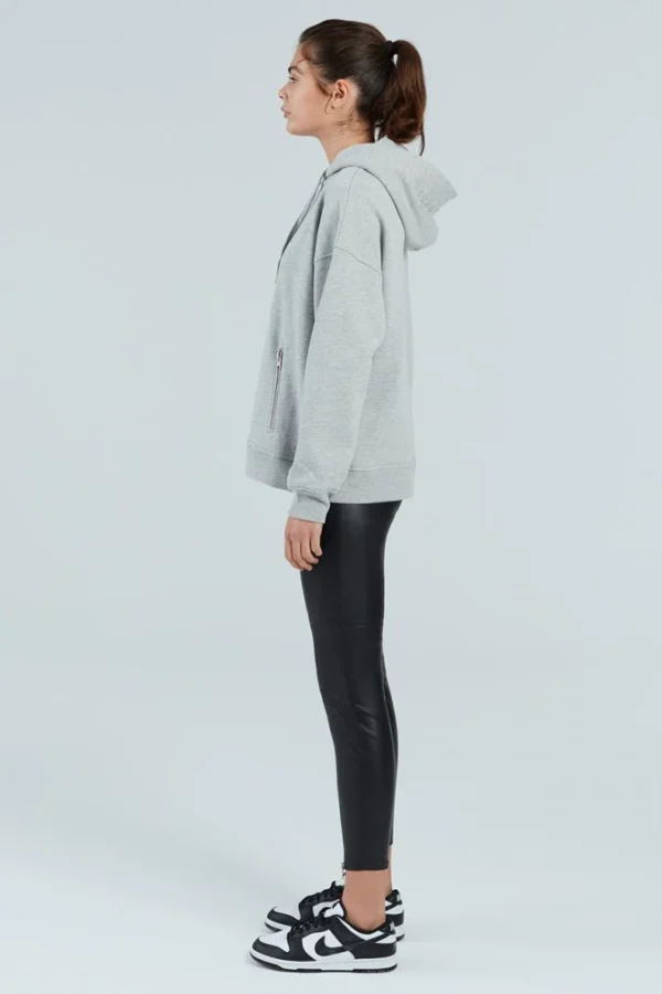 Buller Zip Sweatshirt – Açık Gri - Image 5