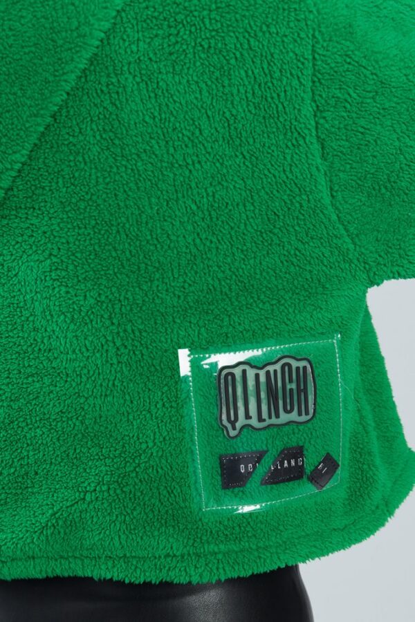 Bee Teddy Sweatshirt – Green - Image 6