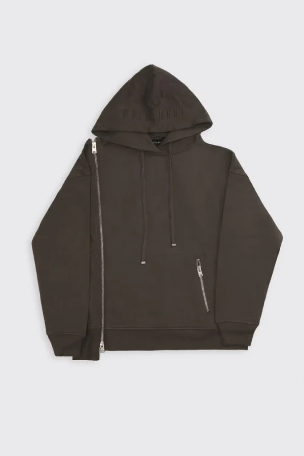 Buller Zip Sweatshirt – Green - Image 5