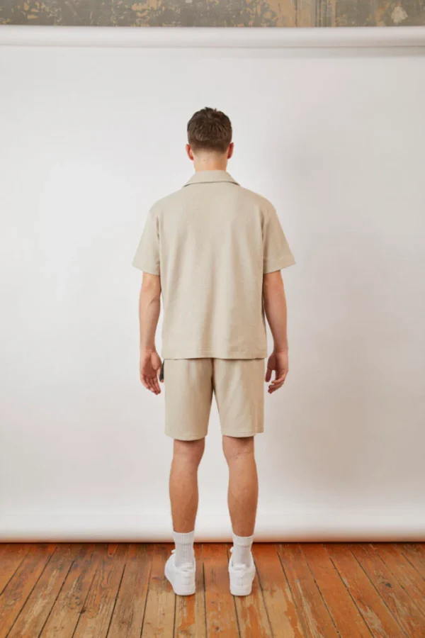 Praise Waffle Shirt – Beige - Image 5