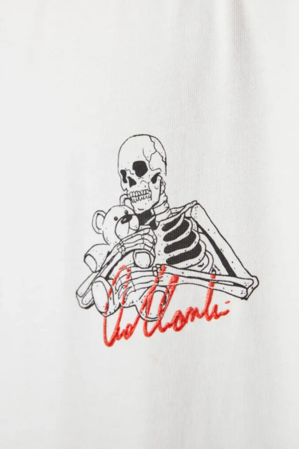 Desire Printed T-Shirt – Off White - Image 5