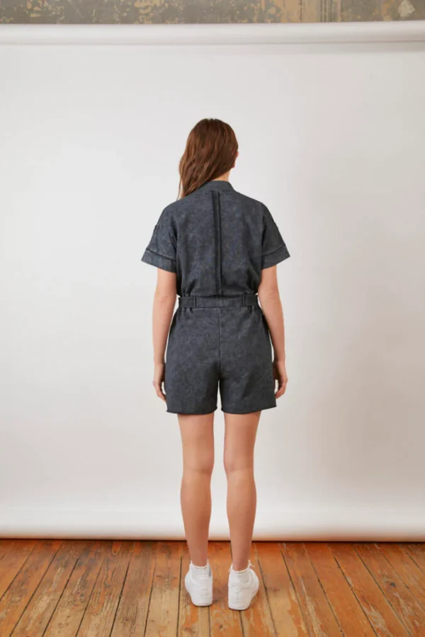 Tracy Washed Coverall – Black - Image 6