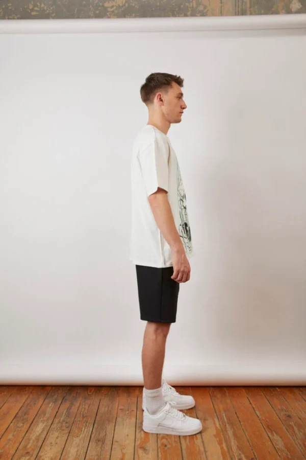 Heaven Washed T-Shirt – Off White - Image 6