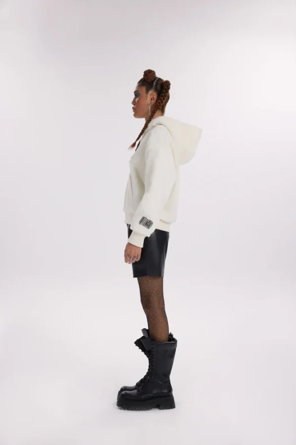 Clifford Fleece Half-Zip Jacket - Off-white - Image 2