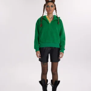 Clifford Fleece Half-Zip Jacket - Green
