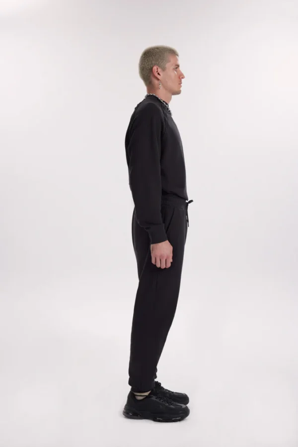 Kane Oversize Sweatpant - Space Black - Image 3