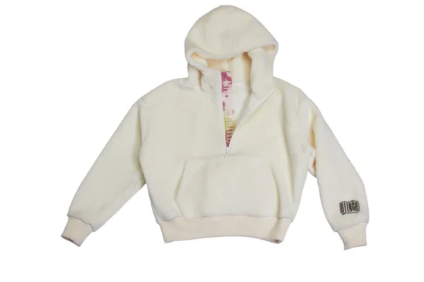 Clifford Fleece Half-Zip Jacket - Off-white - Image 4