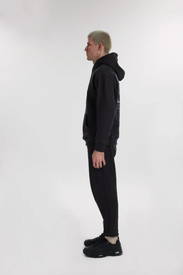 Vasquez Oversize Hoodie - Space Black - Image 2