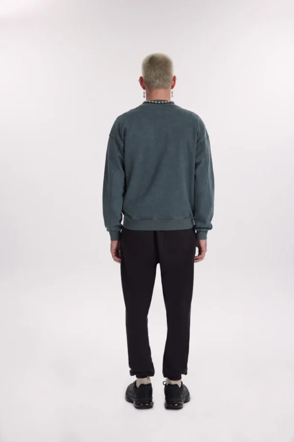 Virtus Bomber Zipper - Washed Green - Image 3