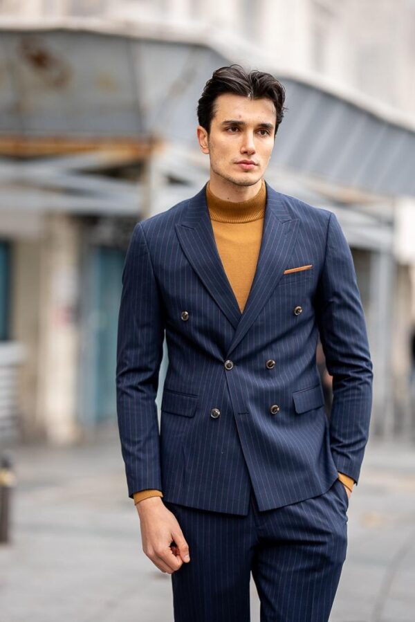 Navy Blue Suit - Image 4