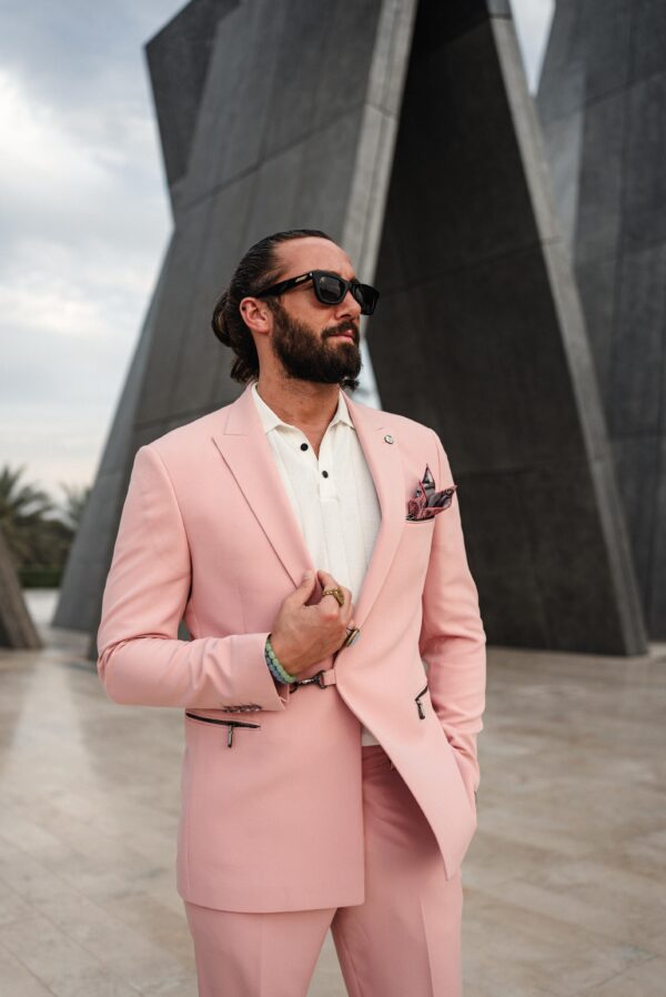 SPECIAL DESIGN ZIPPER POCKET DETAIL CASUAL SUIT - Image 4
