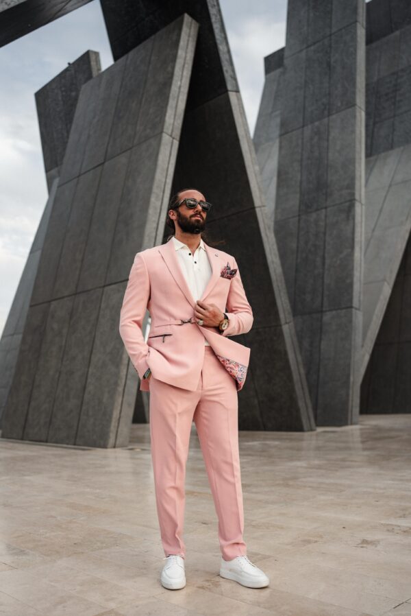 SPECIAL DESIGN ZIPPER POCKET DETAIL CASUAL SUIT - Image 5